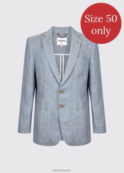 Dubarry hombres blazer de lino cañada FZ86P1174 ropa azul