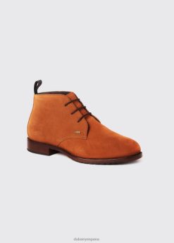 Dubarry hombres bota media de cuero waterville FZ86P1125 calzado camello