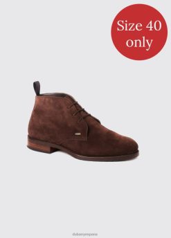 Dubarry hombres bota media de cuero waterville FZ86P1152 calzado cigarro