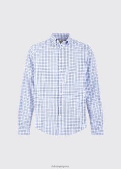 Dubarry hombres camisa de helechos FZ86P1204 ropa azul múltiple