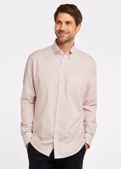 Dubarry hombres camisa de lodo FZ86P1163 ropa rubí
