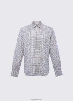 Dubarry hombres camisa foxford FZ86P1209 ropa cigarro
