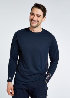 Dubarry hombres camiseta manga larga ancona FZ86P1029 ropa Armada
