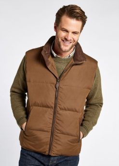 Dubarry hombres chaleco de plumas Graystown FZ86P993 ropa nuez