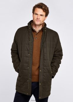 Dubarry hombres chaqueta acolchada cashel FZ86P1000 ropa verdete
