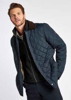 Dubarry hombres chaqueta acolchada Mountusher FZ86P987 ropa Armada