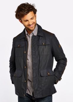 Dubarry hombres chaqueta de cera broadford FZ86P1104 ropa Armada