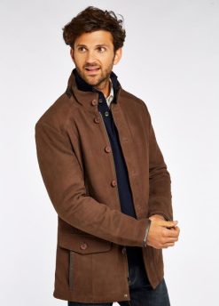 Dubarry hombres chaqueta de cuero moore FZ86P960 ropa nuez