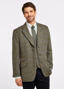 Dubarry hombres chaqueta de tweed rockingham FZ86P1075 ropa madreselva