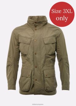 Dubarry hombres chaqueta impermeable thornton FZ86P1149 ropa caqui