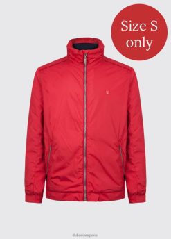 Dubarry hombres chaqueta ligera de estribor FZ86P1184 ropa rojo