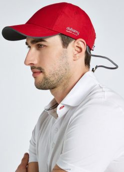 Dubarry hombres gorra paros FZ86P1064 accesorios rojo