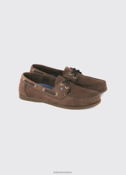 Dubarry hombres mocasín de puerto FZ86P845 calzado cafetería
