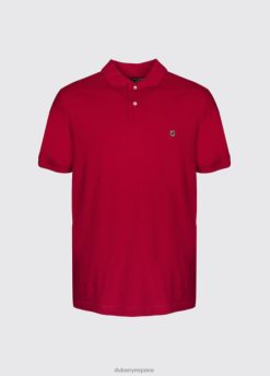 Dubarry hombres polo de banbridge FZ86P1109 ropa rojo