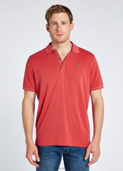 Dubarry hombres polo ormsby FZ86P1119 ropa rojo