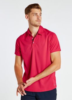 Dubarry hombres polo tecnico menton FZ86P958 ropa rojo