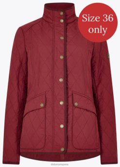Dubarry mujer abrigo acolchado bettystown FZ86P756 ropa rubí
