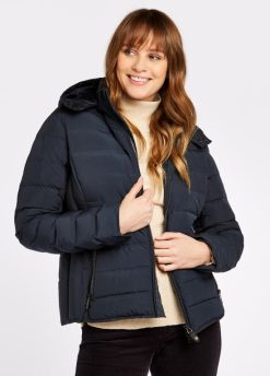 Dubarry mujer abrigo acolchado kilkelly FZ86P663 ropa Armada