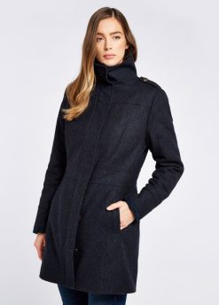 Dubarry mujer abrigo de tweed seto FZ86P248 ropa Armada