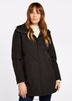 Dubarry mujer abrigo de viaje bunratty FZ86P625 ropa negro