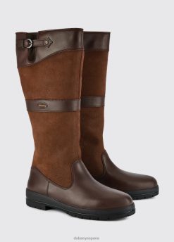 Dubarry mujer bota campera dunmore FZ86P89 calzado nuez