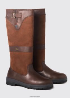 Dubarry mujer bota campera tipperary FZ86P478 calzado nuez