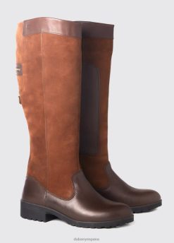 Dubarry mujer bota campestre clare FZ86P27 calzado nuez