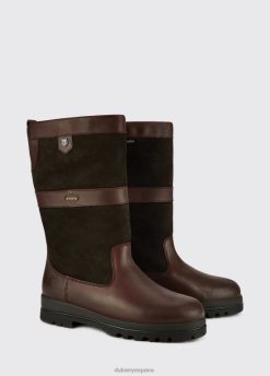 Dubarry mujer bota campestre donegal FZ86P119 calzado marrón oscuro