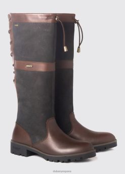 Dubarry mujer bota campestre glanmire FZ86P57 calzado marrón oscuro