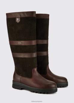 Dubarry mujer bota campestre kilternana FZ86P105 calzado marrón oscuro