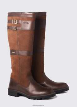 Dubarry mujer bota campestre longford FZ86P10 calzado nuez