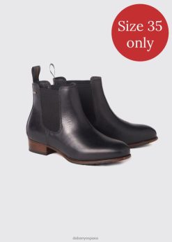 Dubarry mujer bota con suela de cuero de corcho FZ86P748 calzado negro