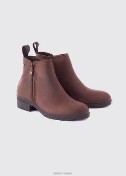 Dubarry mujer bota de cuero carlow FZ86P487 calzado ron viejo