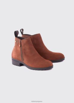 Dubarry mujer bota de cuero carlow FZ86P502 calzado nuez