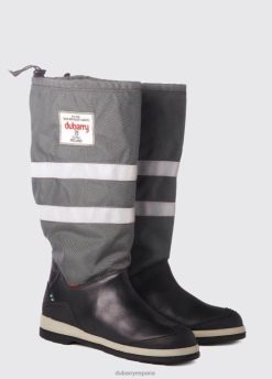Dubarry mujer bota de vela crosshaven FZ86P58 calzado gris/espalda