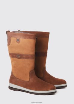 Dubarry mujer bota de vela ultima FZ86P9 calzado marrón