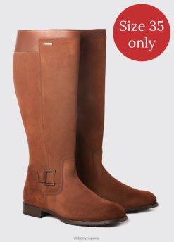 Dubarry mujer bota limerick con suela de cuero FZ86P656 calzado rojizo