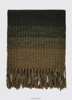 Dubarry mujer bufanda de punto Redcastle FZ86P469 accesorios aceituna