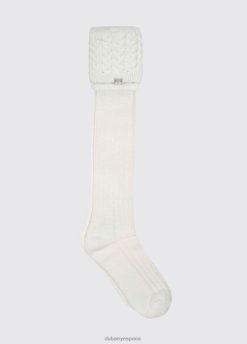 Dubarry mujer calcetines trinidad FZ86P461 accesorios crema