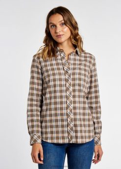 Dubarry mujer camisa a cuadros japonica FZ86P292 ropa cosecha