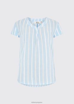 Dubarry mujer camisa de gardenia FZ86P800 ropa azul pálido