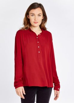 Dubarry mujer camisa del cenador FZ86P718 ropa rubí