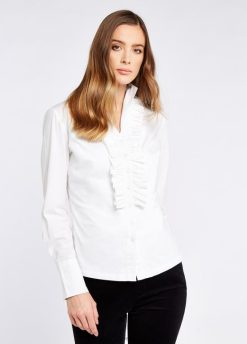 Dubarry mujer camisa hortensia FZ86P184 ropa blanco