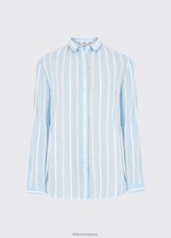 Dubarry mujer camisa violeta FZ86P676 ropa azul pálido