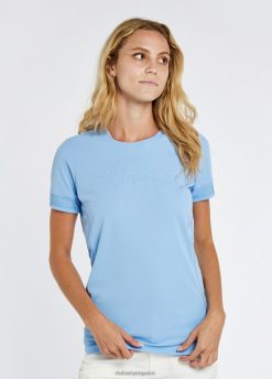 Dubarry mujer camiseta activa recortada FZ86P156 ropa cielo claro