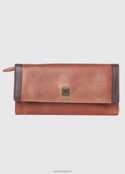 Dubarry mujer cartera de cuero collinstown FZ86P508 accesorios castaña