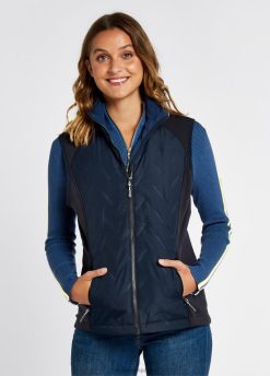 Dubarry mujer chaleco de rendimiento redbarn FZ86P166 ropa Armada