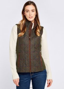 Dubarry mujer chaleco de tweed de enebro FZ86P510 ropa cicuta