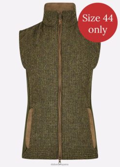 Dubarry mujer chaleco de tweed de enebro FZ86P554 ropa brezo