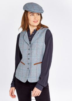 Dubarry mujer chaleco de tweed FZ86P635 ropa brezo azul